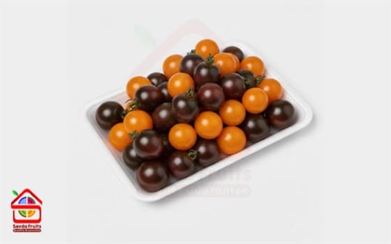 میکس گوجه چری سیاه و نارنجی ممتاز