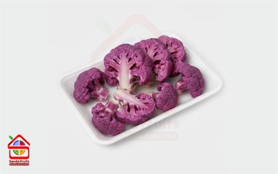 گل کلم بنفش اسلایس شده ممتاز