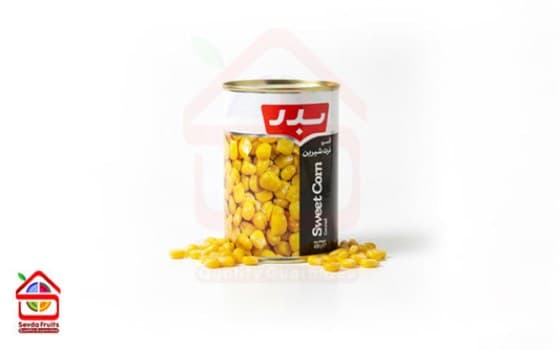 کنسرو ذرت شیرین بدر