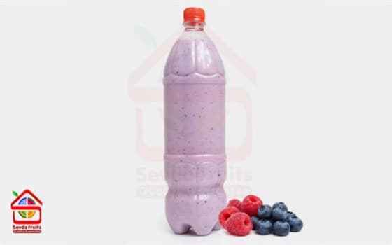 شیر رزبری و بلوبری طبیعی